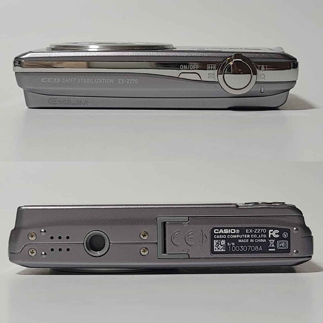 카시오 엑슬림 EX-Z270 디지털 카메라 빈티지 디카 상품이미지4