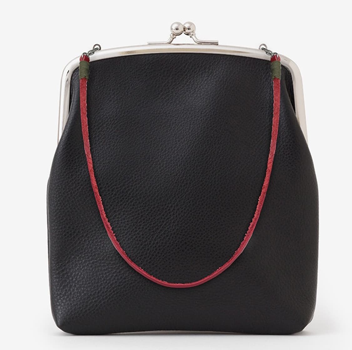 소우소우 가마구치 백 블랙/레드  상품이미지1