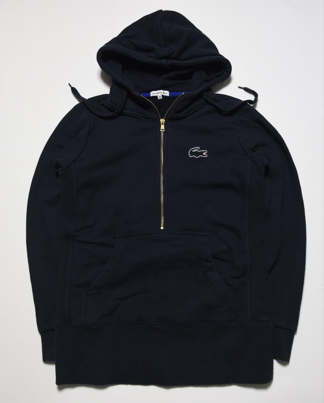 라코스테 네이비 하프집업 후드티 100 상품이미지1