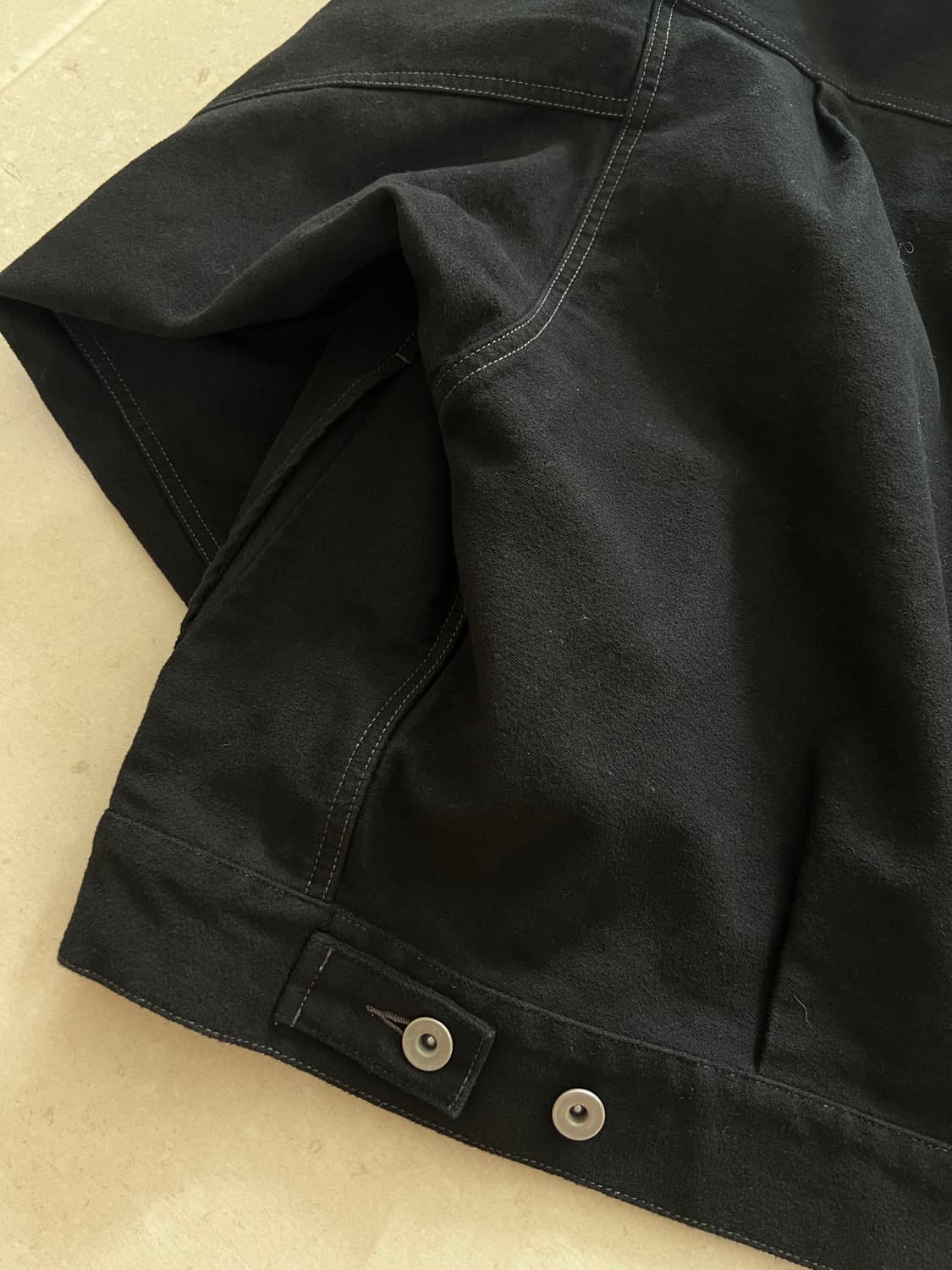 모이프(MOIF) 트러커 자켓 블랙 003 사이즈 상품이미지6