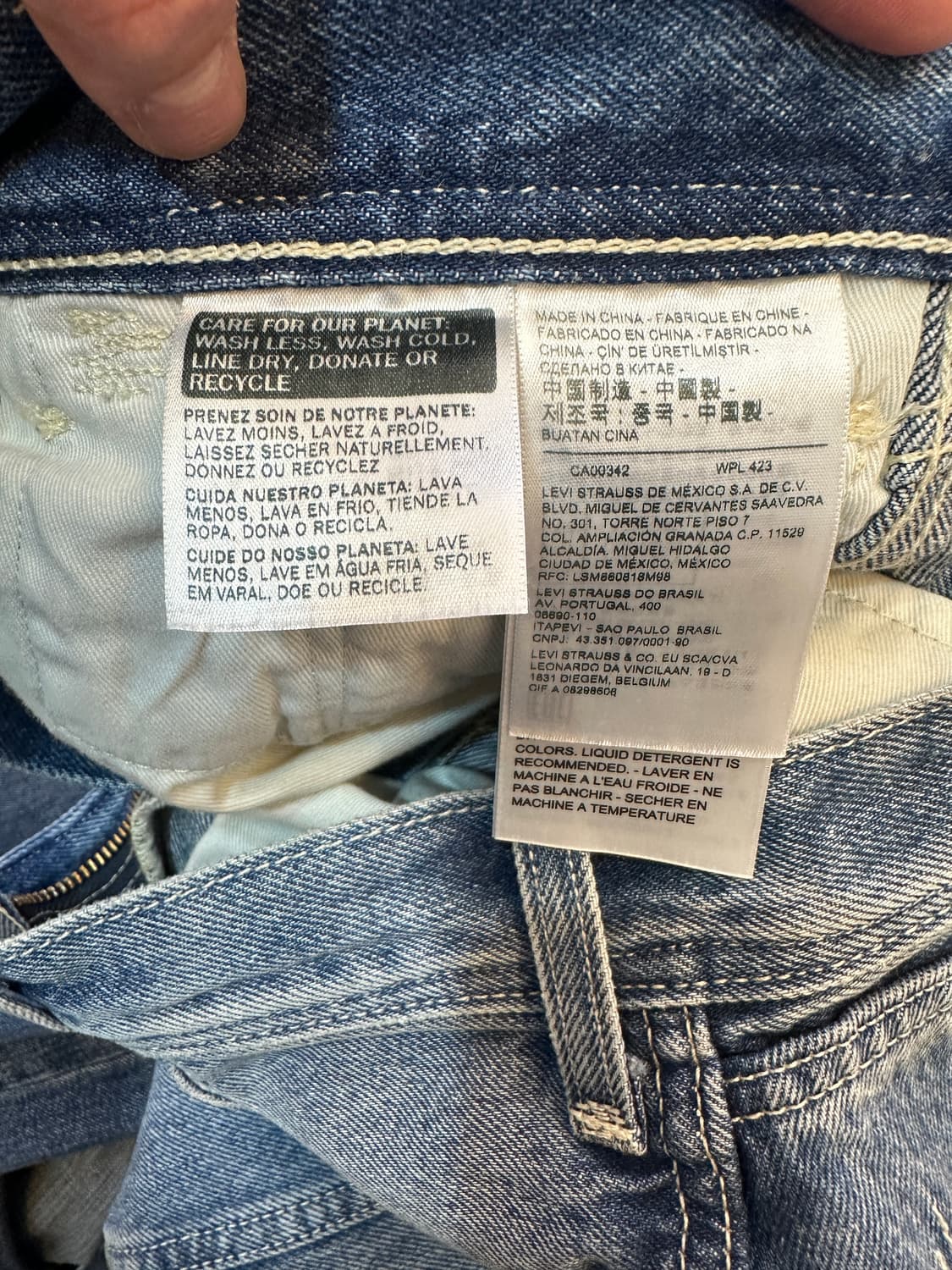 28) 리바이스 레드 중연청 일자 데님 상품이미지6