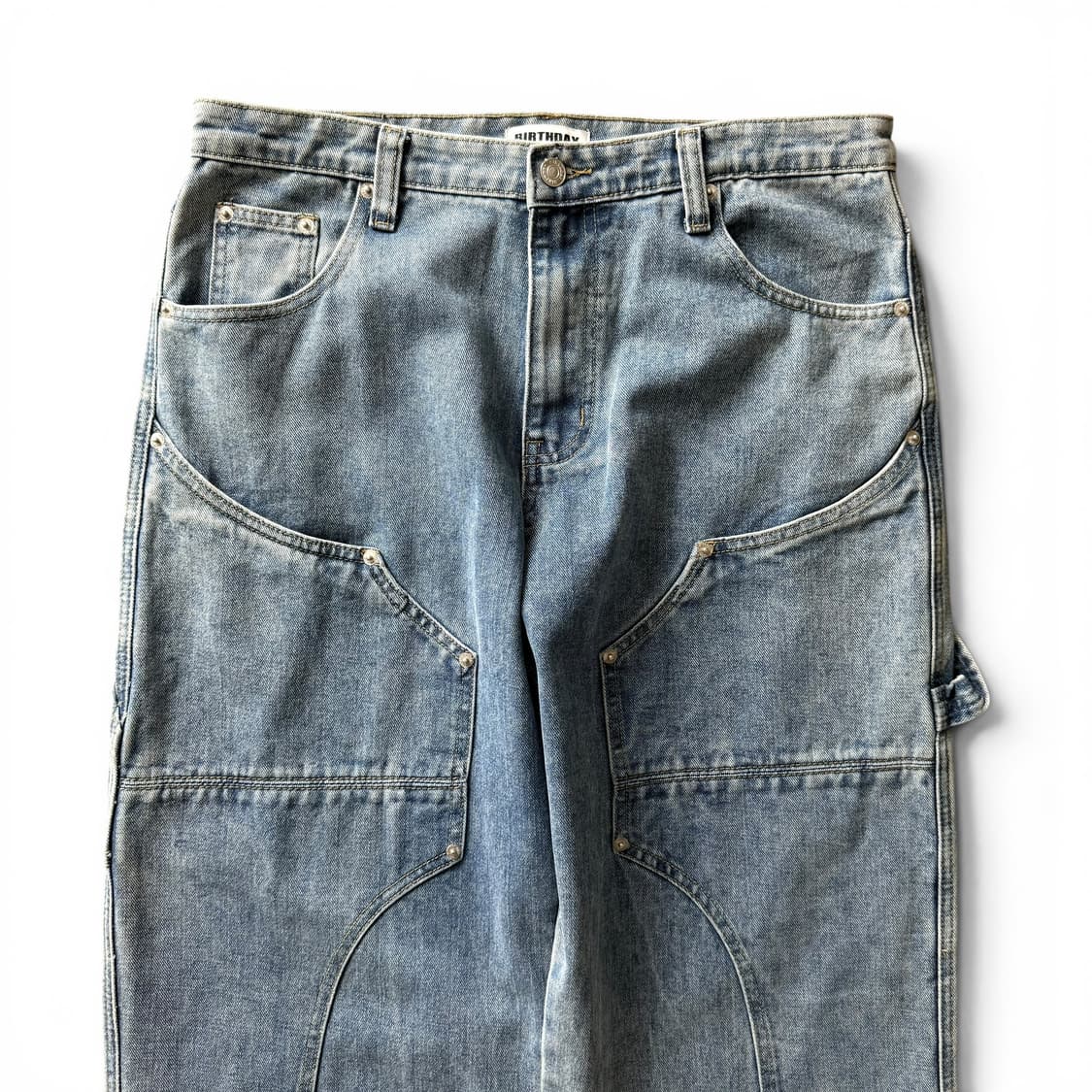 BIRTHDAY Washed Denim Carpenter Pants 상품이미지4
