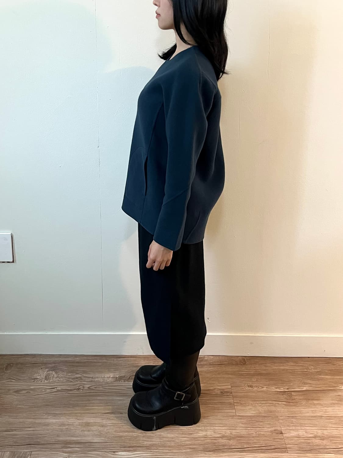 JIL SANDER 스톤블루 울 스웨터 상품이미지8