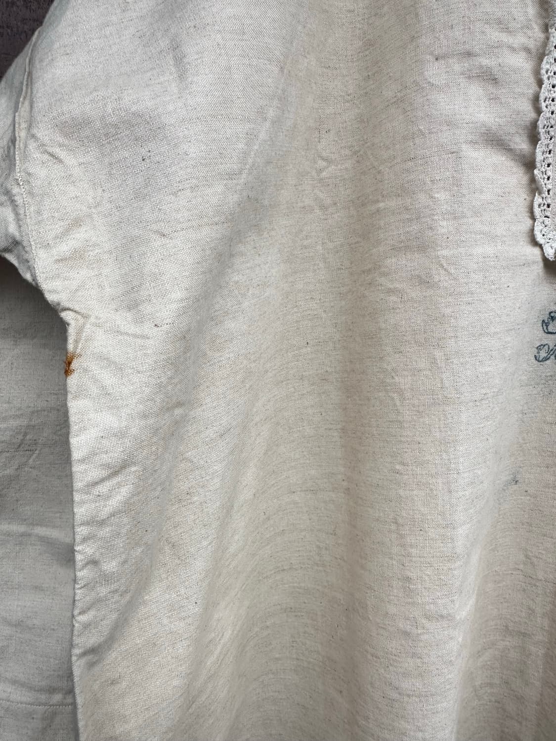 1900’s French Antique Linen 🇫🇷 그랑파 슈미즈 상품이미지8