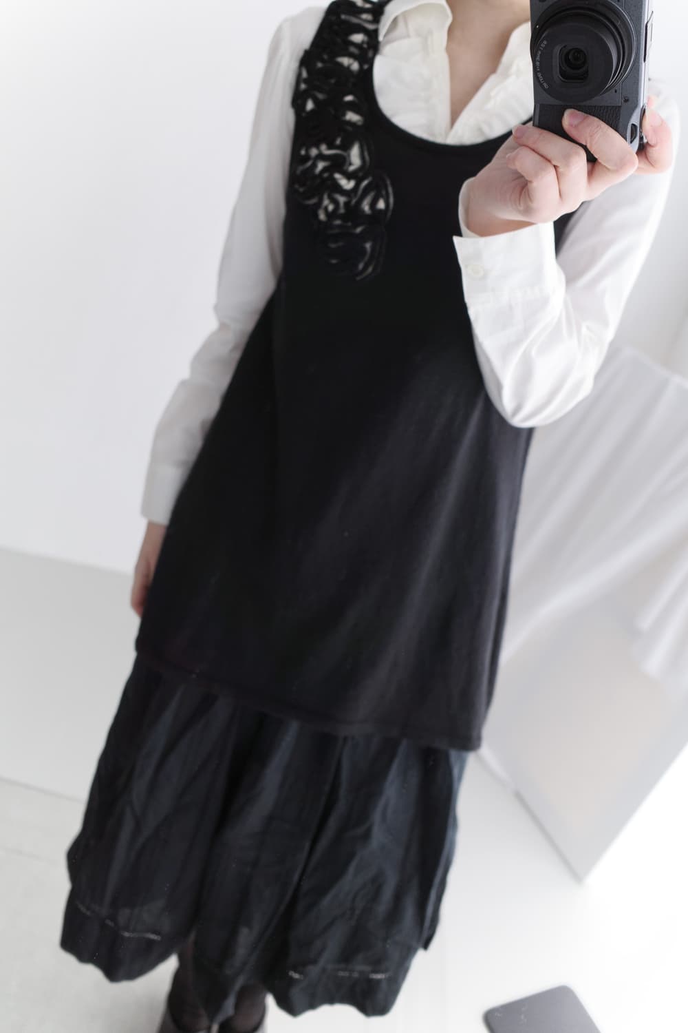 kansai bis) flower sleeveless knit  상품이미지4