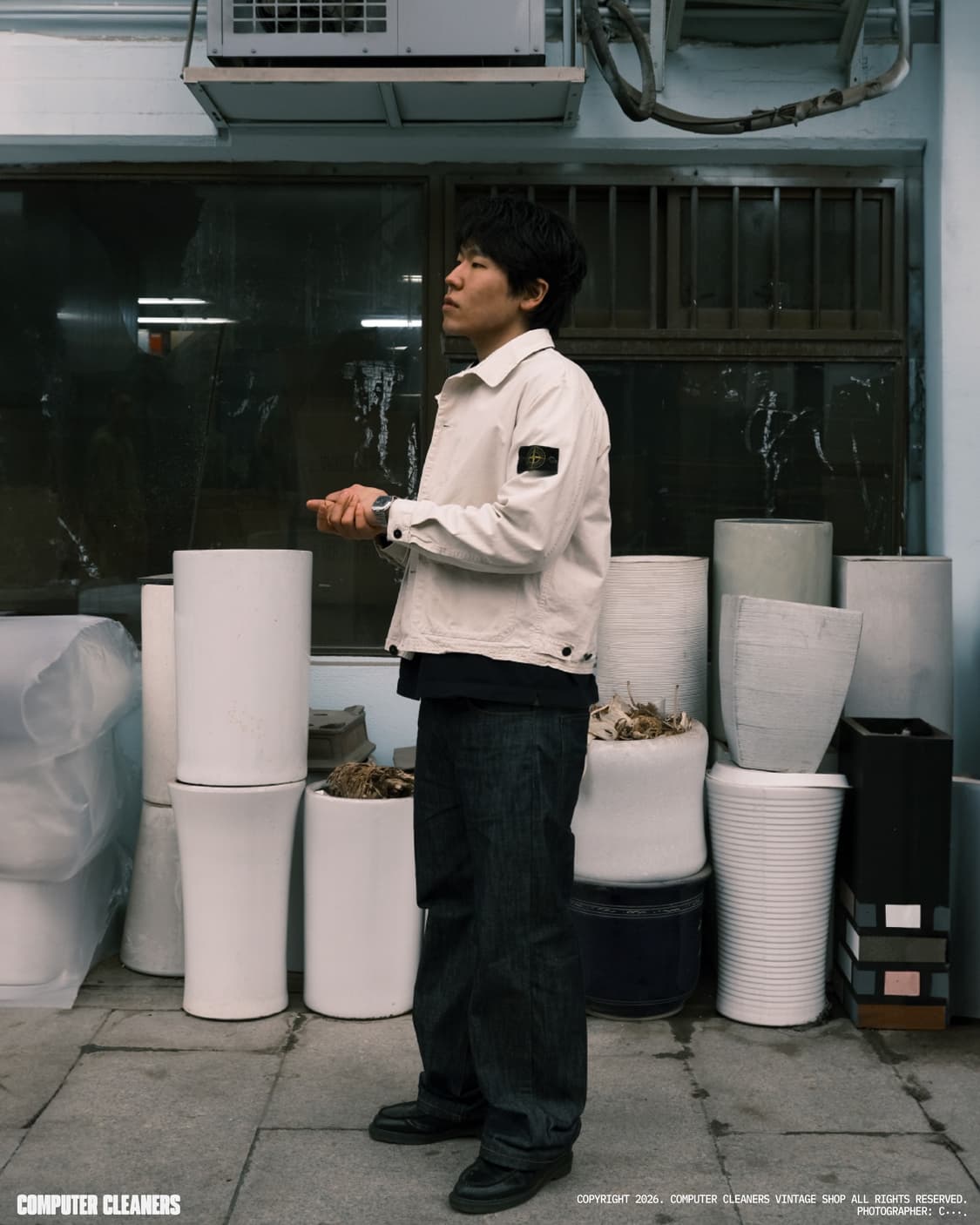 98SS 스톤아일랜드 아카이브 코튼 자켓  상품이미지3