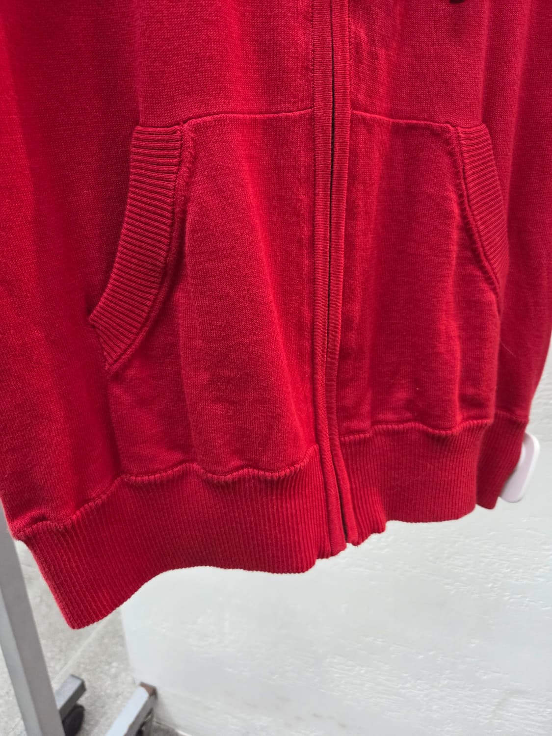 BURBERRY 버버리 레드 9부 후드집업💯 상품이미지4