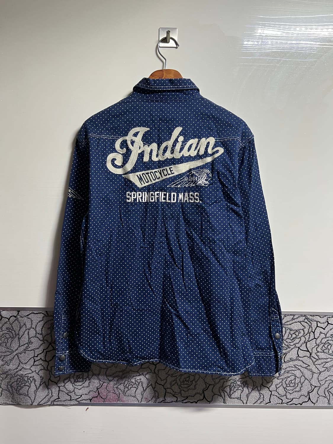 인디언 모터사이클 웨스턴 자수셔츠 상품이미지8