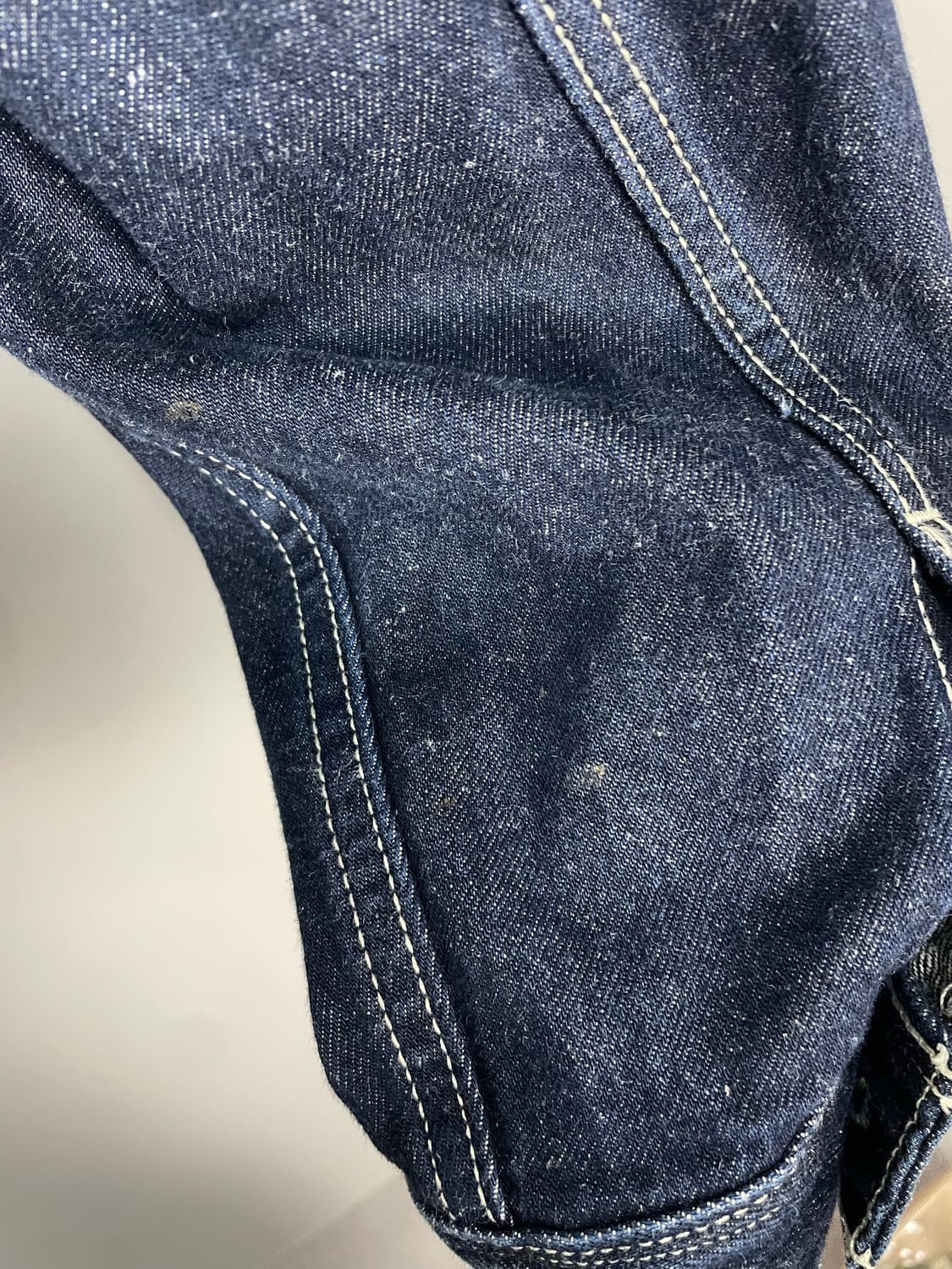 리바이스X마뗑킴 셀비지 데님 트러커 자켓 H2182 상품이미지8