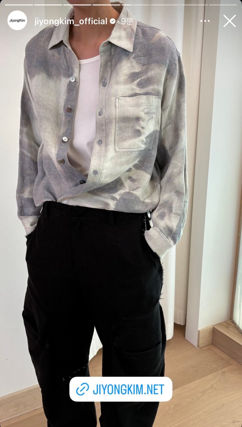 [M]지용킴 Sun-Bleached Front Pocket Shirt 상품이미지3