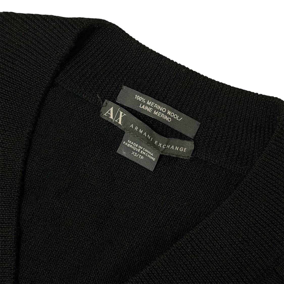 AX 메리노 울 블랙 미니 드레스 상품이미지6