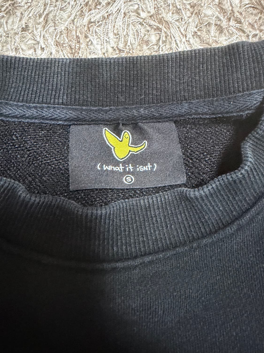 [S] 와릿이즌 마크곤잘레스 맨투맨 블랙 상품이미지4