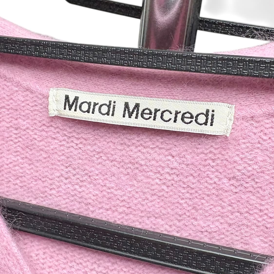 3675 마르디 메크르디 라쿤 핑크 니트가디건 상품이미지4