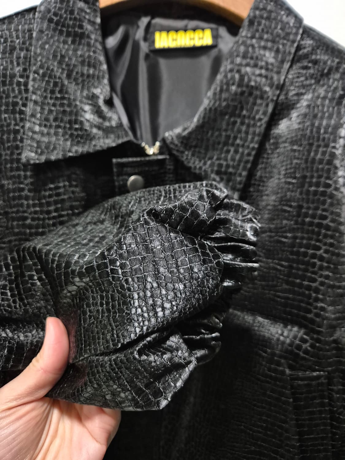 IACOCCA 블랙 크롭 자켓 상품이미지5