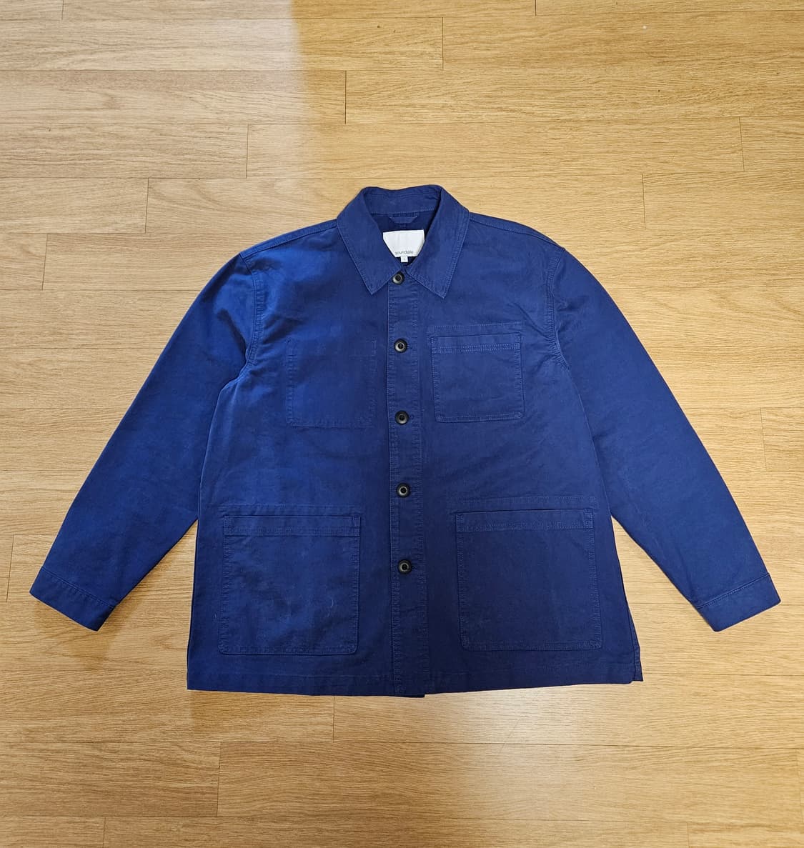 사운즈라이프 몰스킨 프렌치워크자켓(블루, L) 상품이미지1