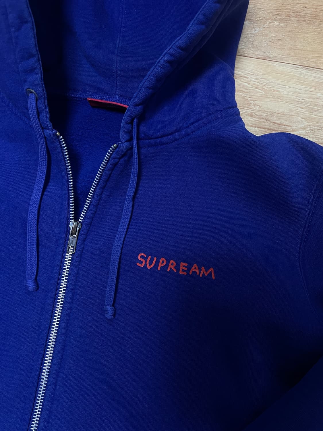 올드 슈프림 후드집업 후디 M 상품이미지3