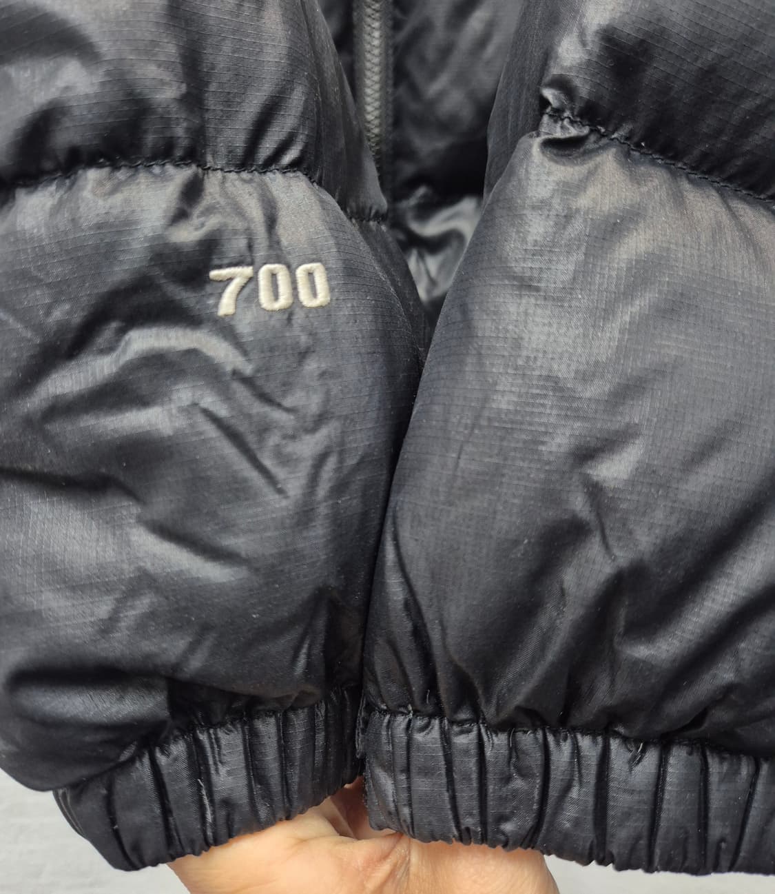 노스페이스 눕시 700 패딩 블랙 / 105 (실측) 상품이미지3