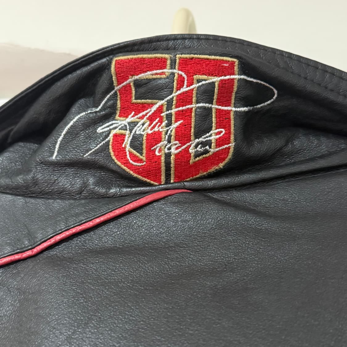 윌슨 레더 X 버드와이저 50주년 기념 레이싱 가죽 자켓 상품이미지4