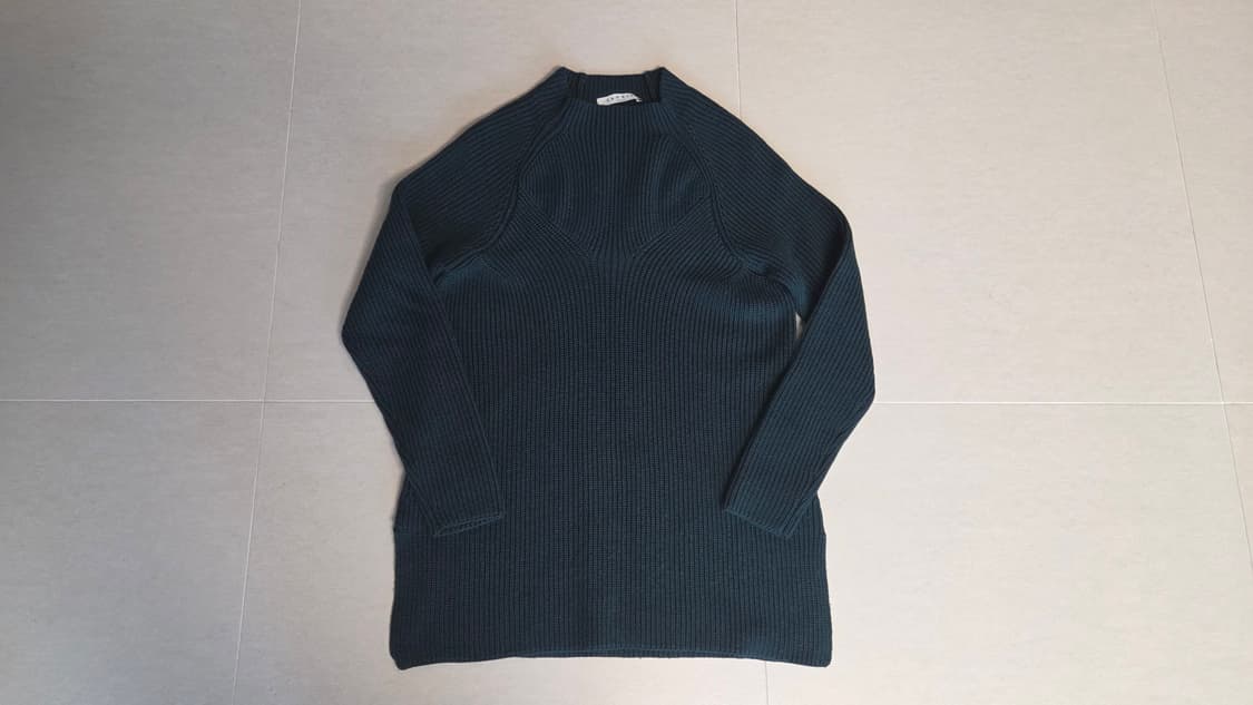 산드로  골지 크루넥 롱 니트 상품이미지1