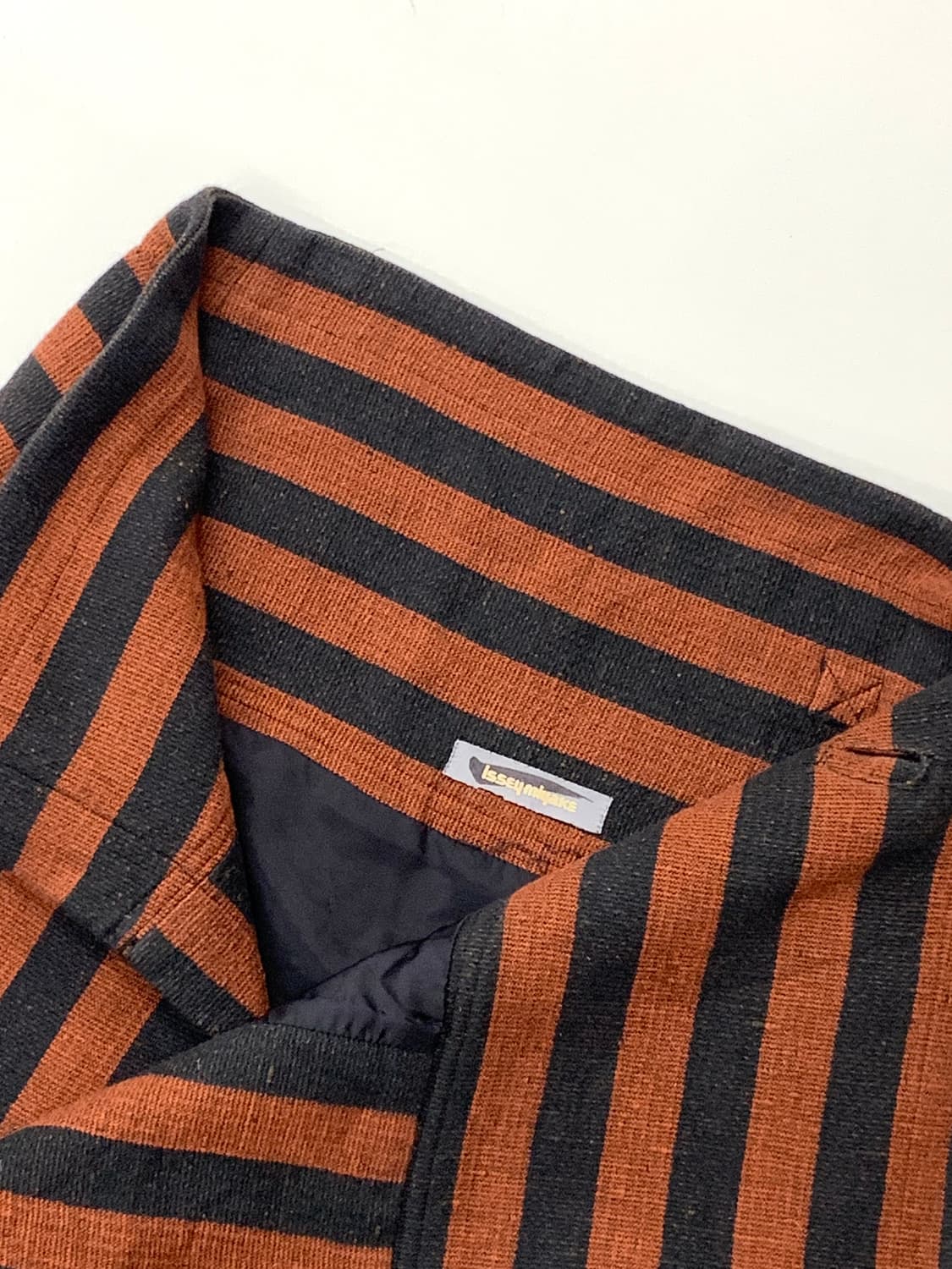 Issey Miyake 이세이미야케 90s 스트라이프 맥시 랩스커트  상품이미지4