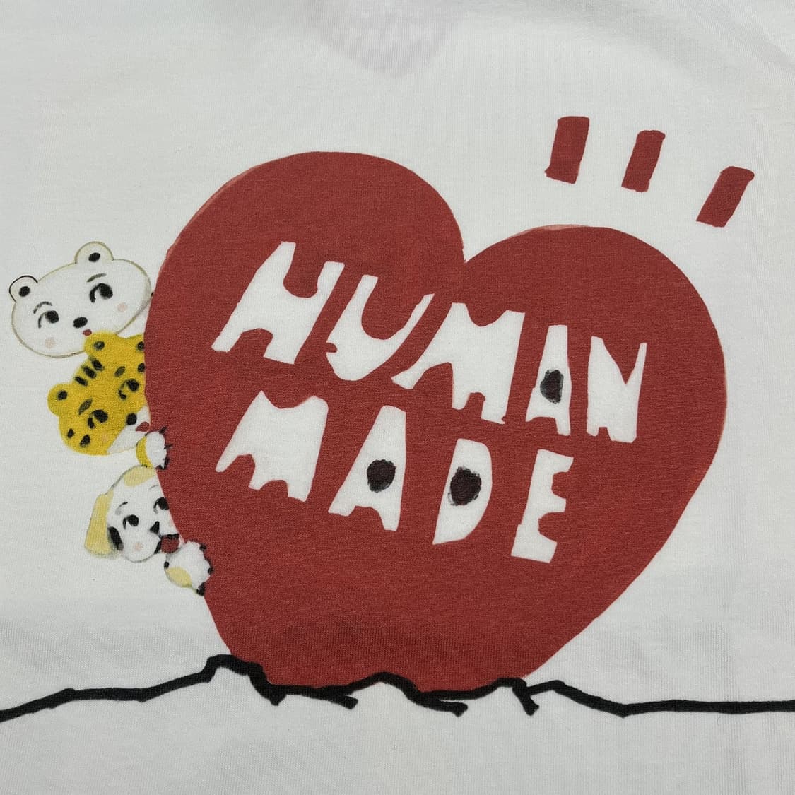 휴먼 메이드 케이코 소오토메 티셔츠 화이트 L XX29TE004 상품이미지3