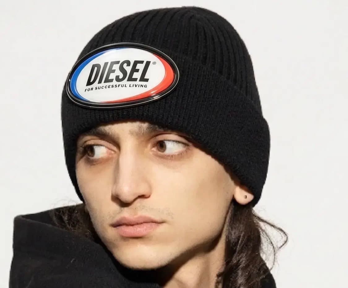 디젤 올드 로고 비니 상품이미지1