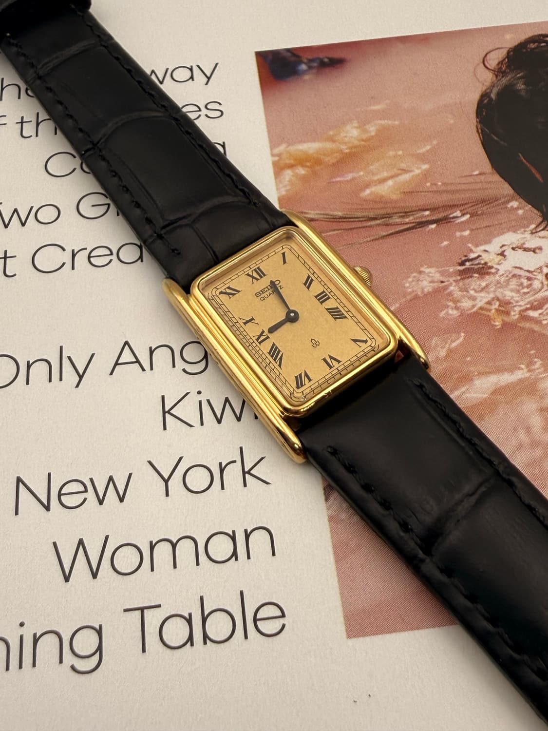 SEIKO 80s Tank 빈티지 시계 (남녀공용 가능) 상품이미지4
