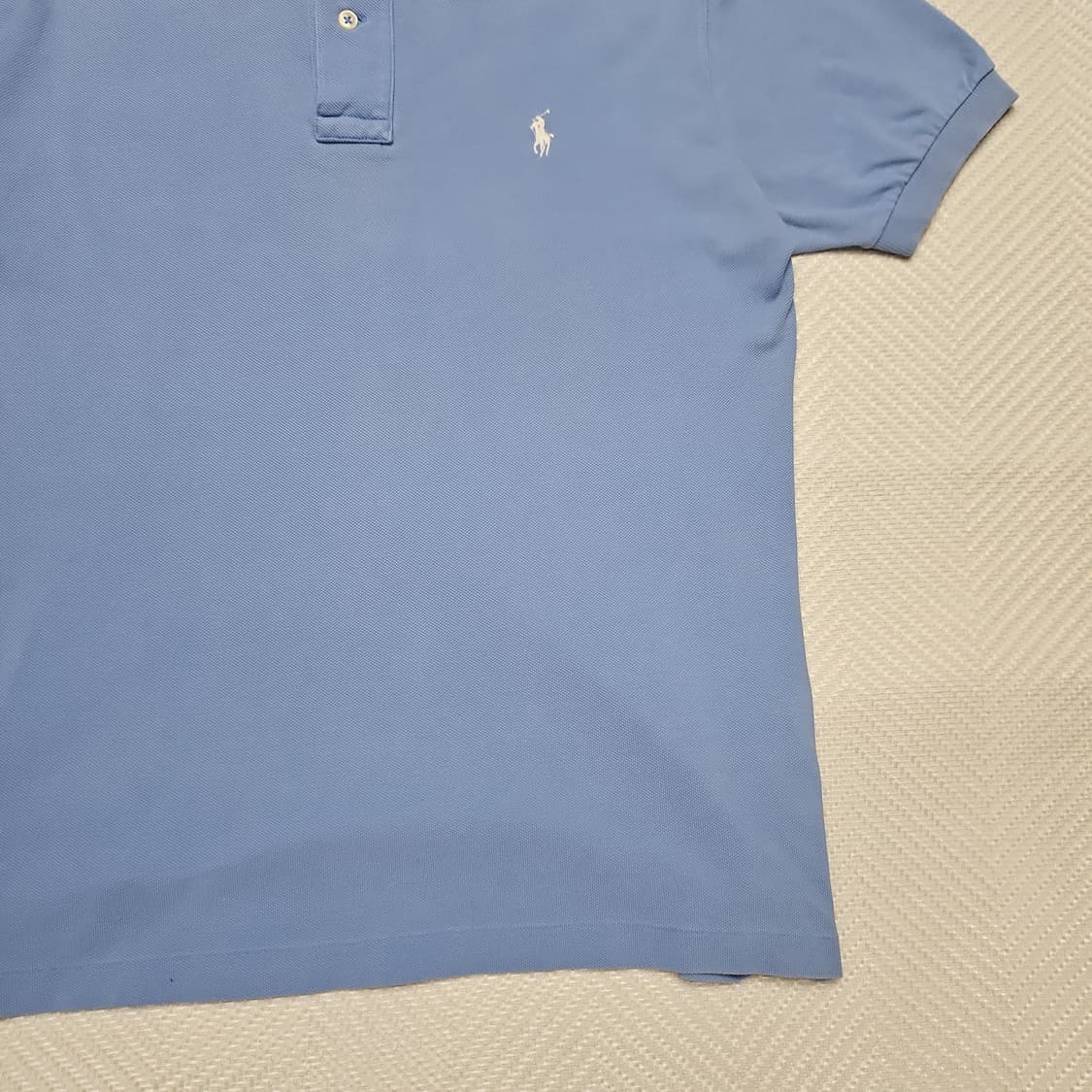 폴로 랄프로렌 반팔 카라티 (스카이블루) 상품이미지6