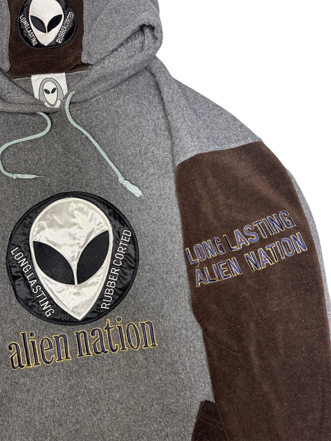 빈티지 90s ALIEN NATION 에일리언 네이션 플리스 후드 OS 상품이미지5