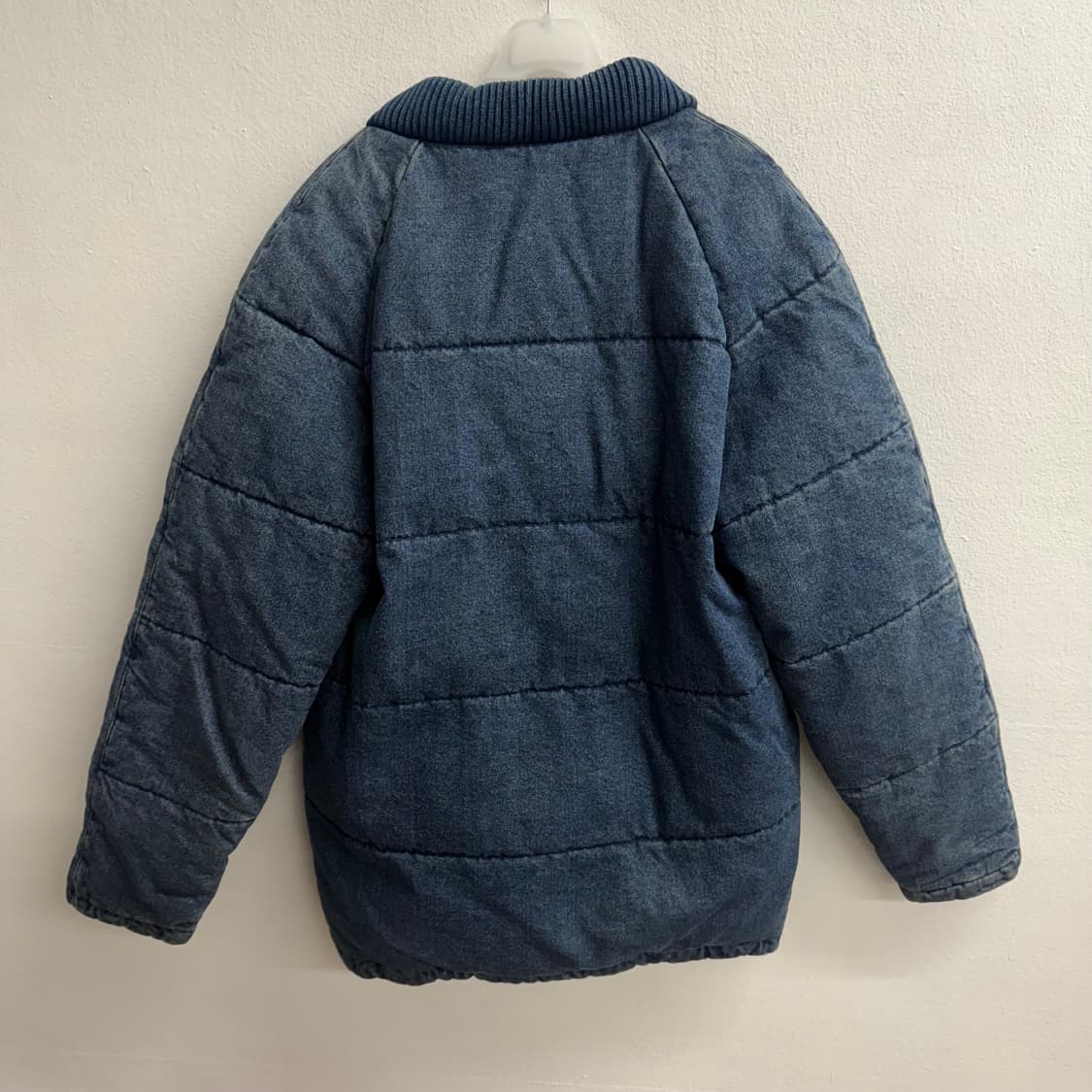 자라 ZARA 데님 패딩 블루종 S 상품이미지4