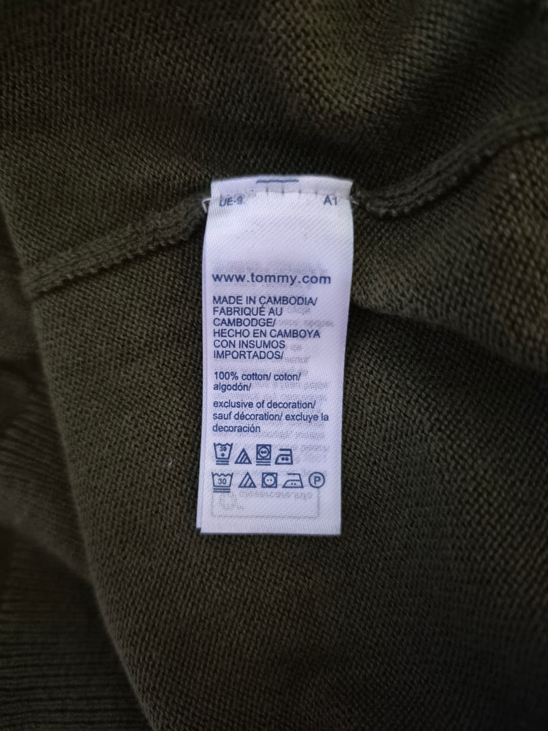 타미힐피거 브이넥 코튼니트 상품이미지7