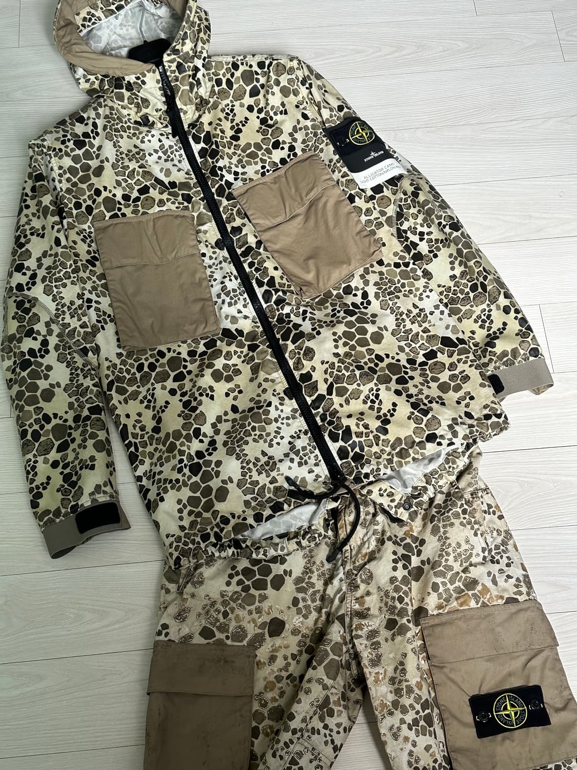 스톤아일랜드 엘리게이터 카모 셋업 18ss M(100-105) 상품이미지9