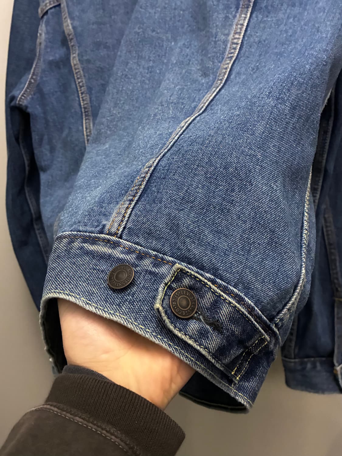 (XL)리바이스 3세대 72334 중청 데님 트러커자켓 데님자켓 청자켓 상품이미지7