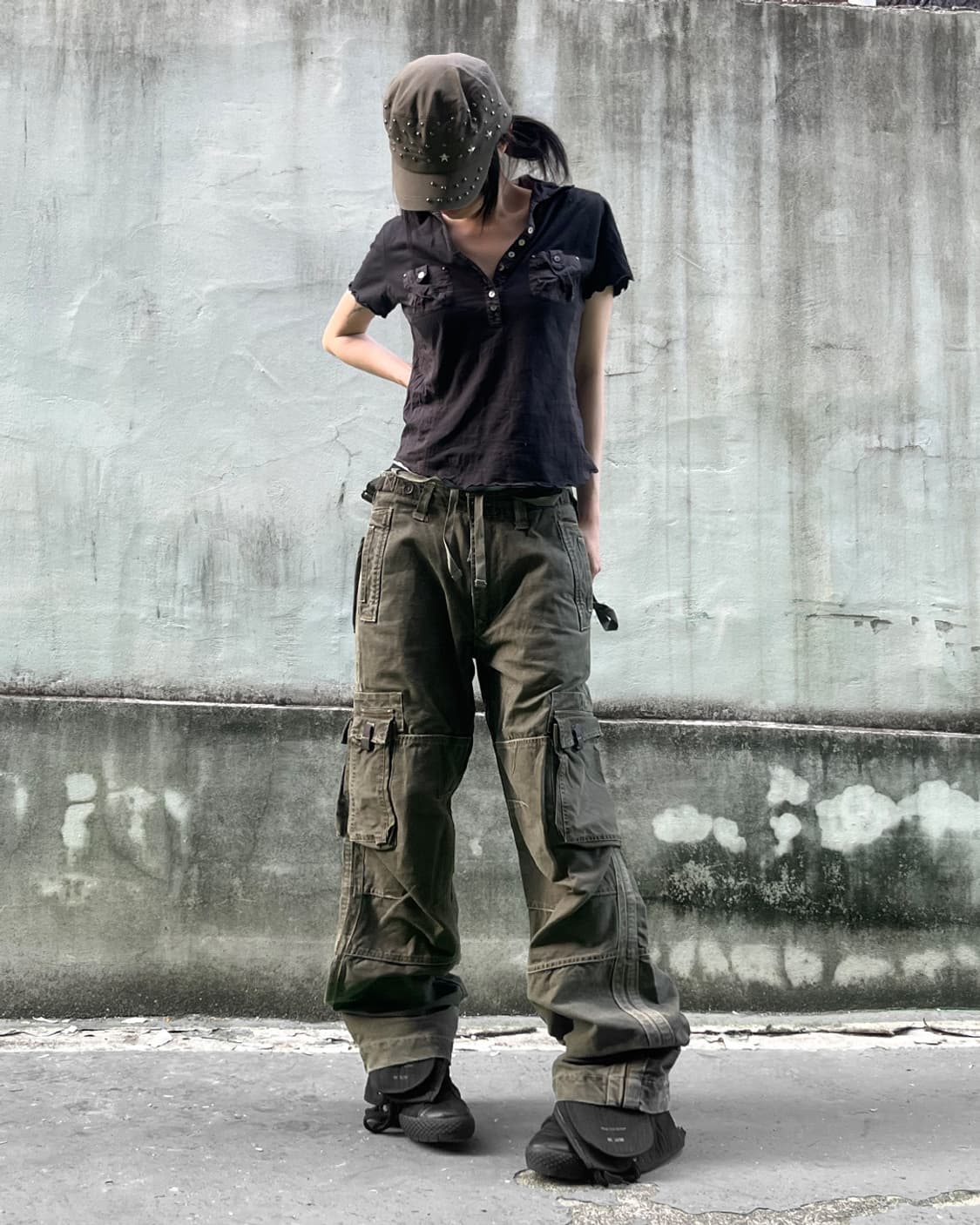 00’s Grunge Multi Pocket Cargo Pants 상품이미지1