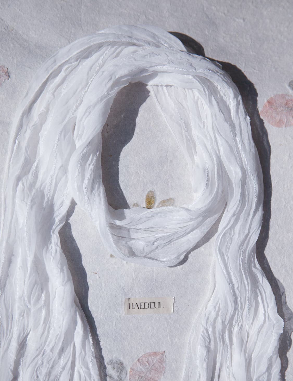 Cloudy White Scarf 상품이미지4