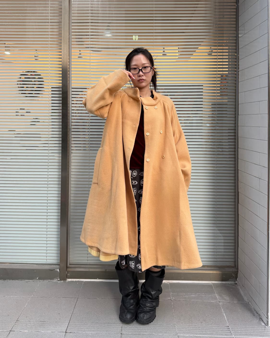 90s 보테가 베네타 (Pre-Tomas Maier) 코쿤 코트 상품이미지6