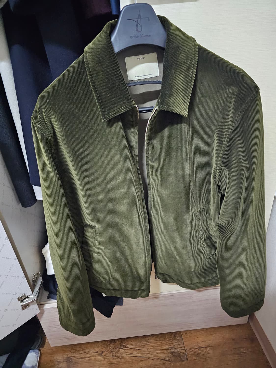 포터리 코듀로이 드리즐러 자켓 (올리브) 2사이즈 상품이미지3
