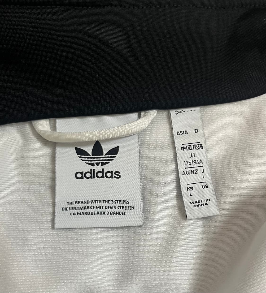 아디다스 검흰 오레오 트랙탑 빈티지 져지 L 상품이미지3