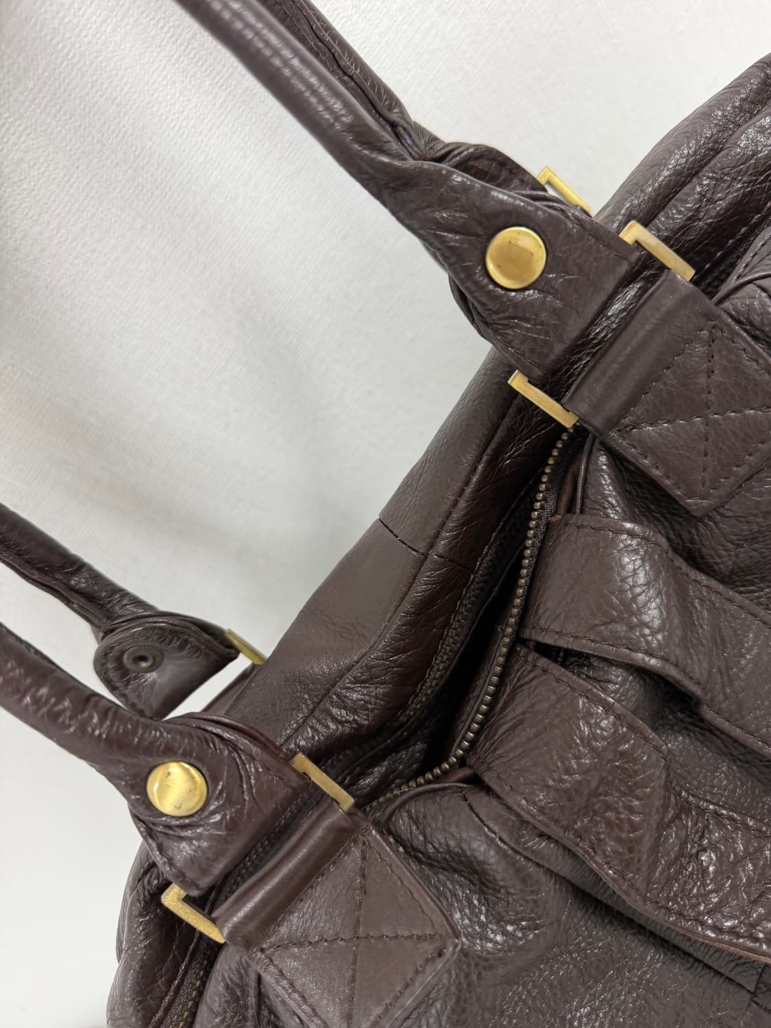 빈티지 투웨이 레더 포켓백 상품이미지5