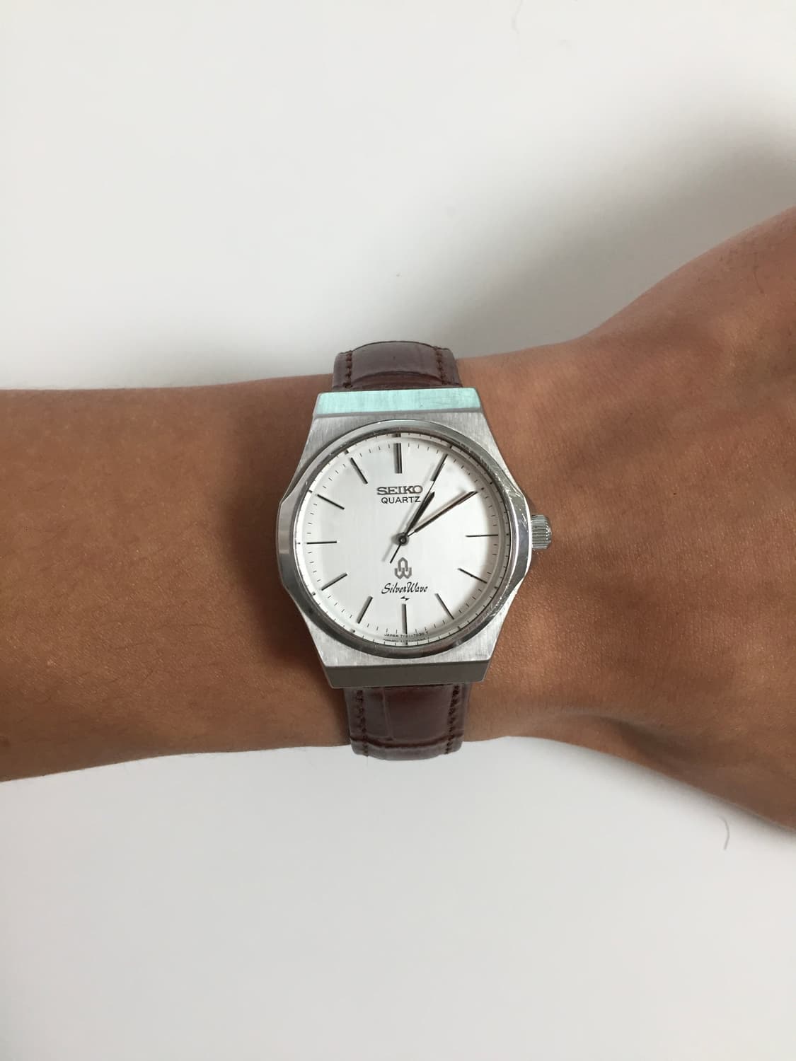 80s seiko silver wave quartz 상품이미지2