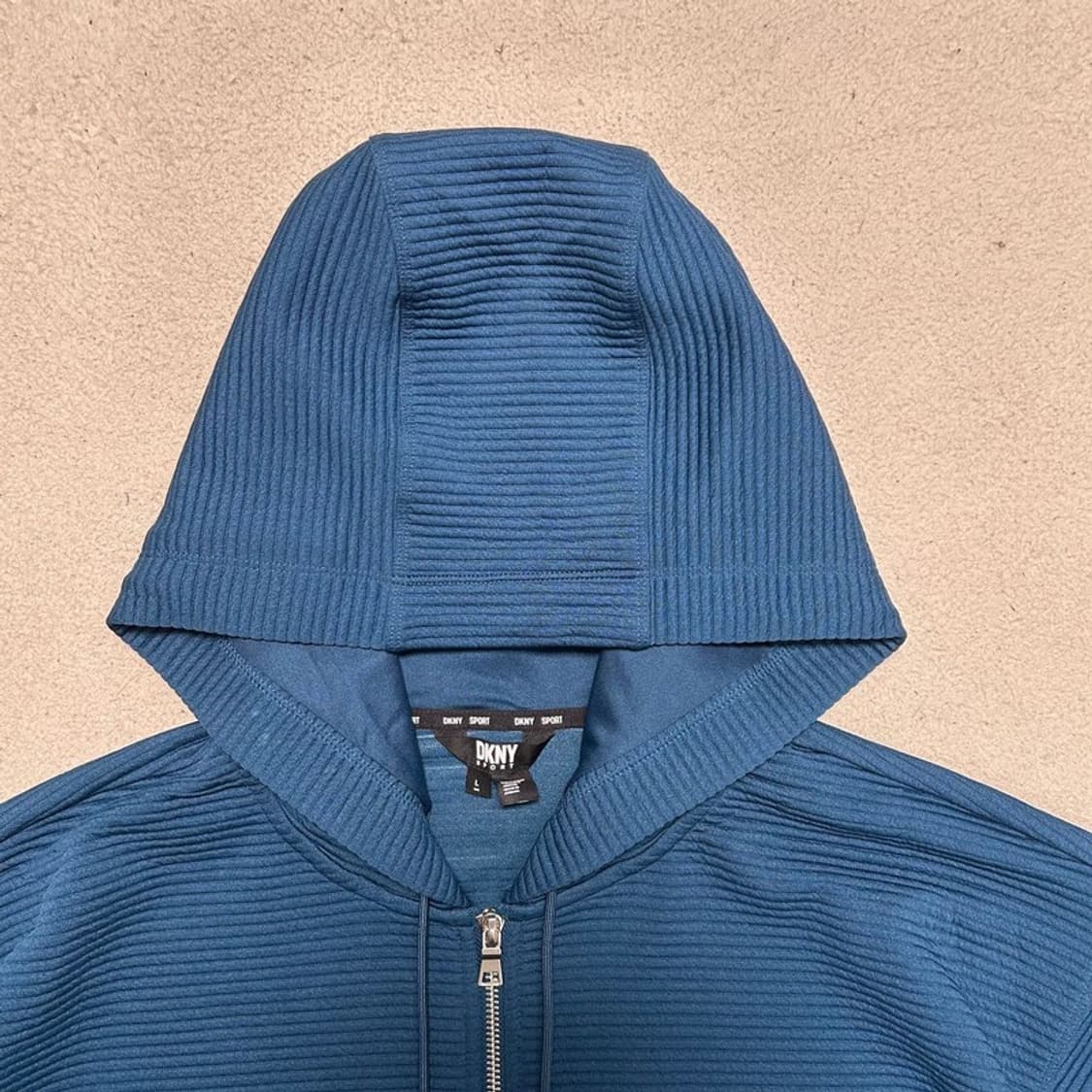DKNY 스포츠 테크 오트만 풀 집업 후디 블루 L 상품이미지4