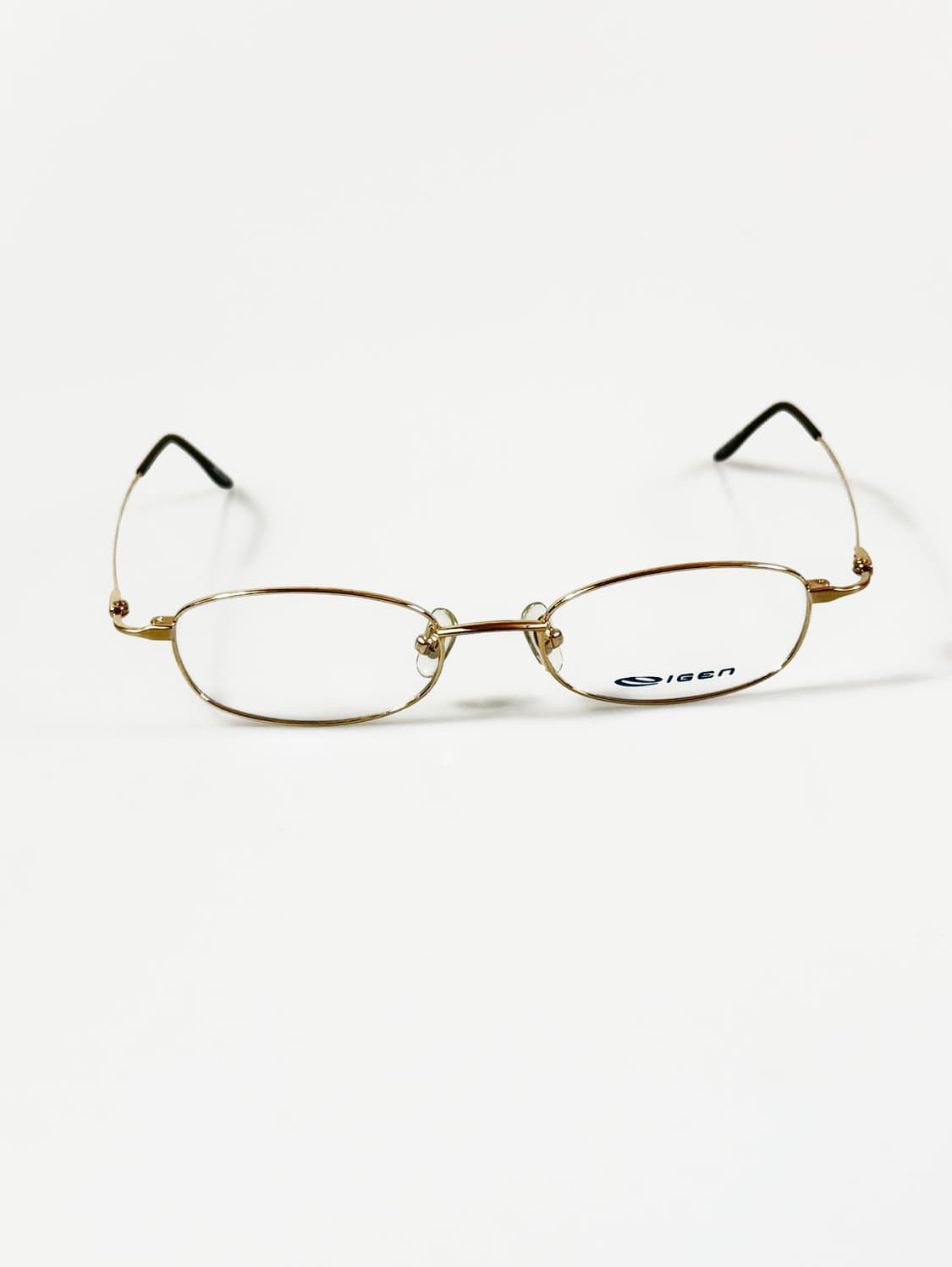 IGEN 골드 슬림 스퀘어 메탈 프레임 빈티지 안경 상품이미지1