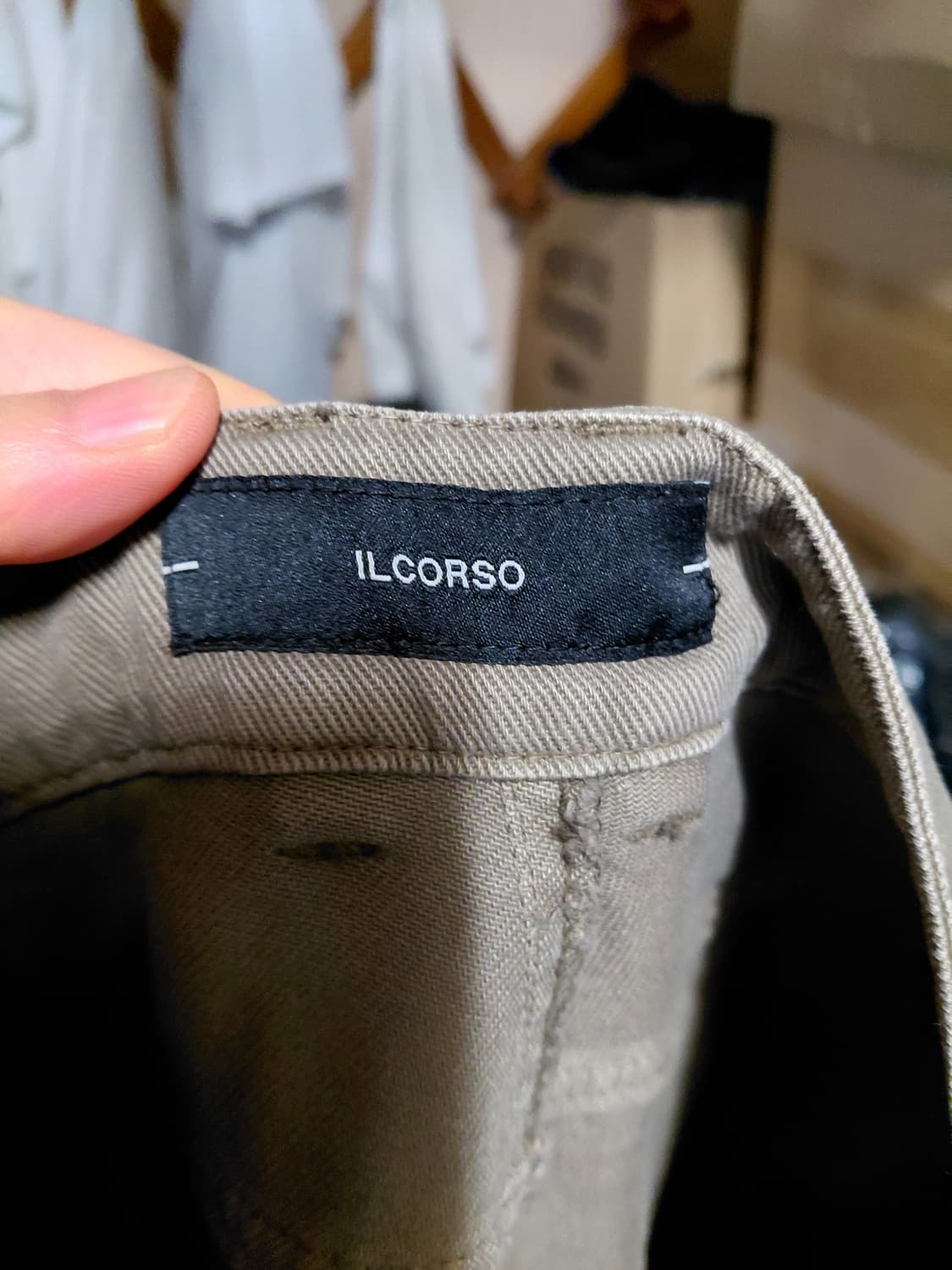 [일꼬르소](새제품)가먼트다잉 와이드 카고 팬츠32사이즈 상품이미지5