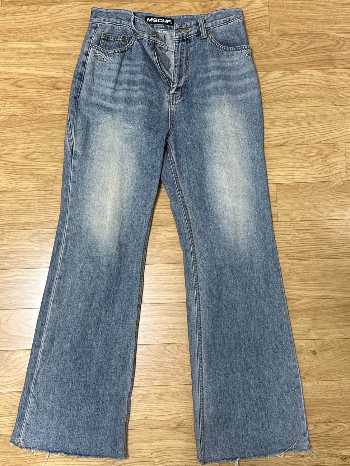 MSCHF RHOMBUS BOYFRIEND JEANS 판매합니다. 상품이미지1