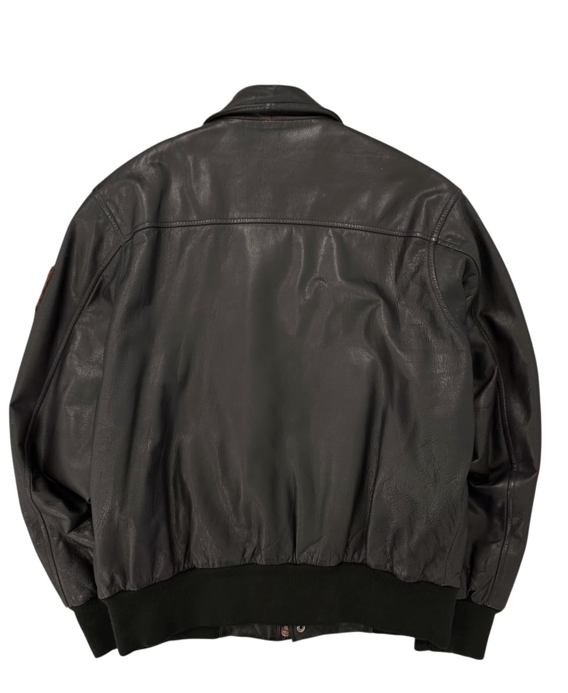 90s 한국군 양가죽 레더자켓 (3)  상품이미지9