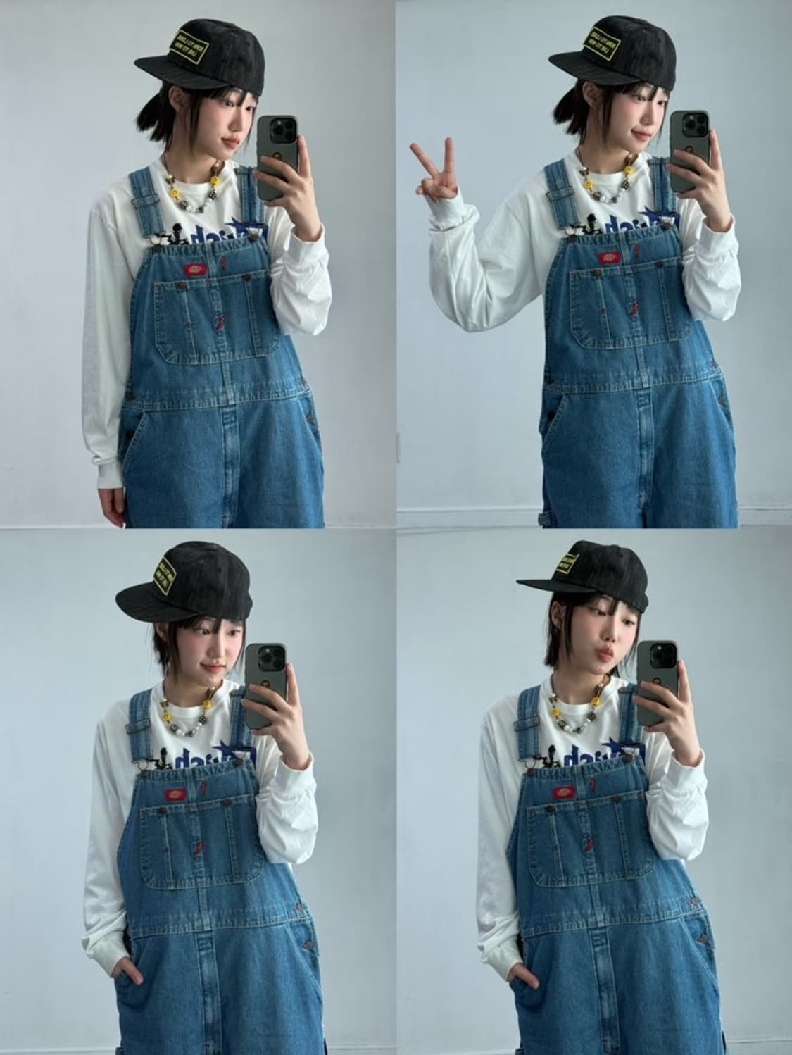 디키즈 데님 오버롤 상품이미지4