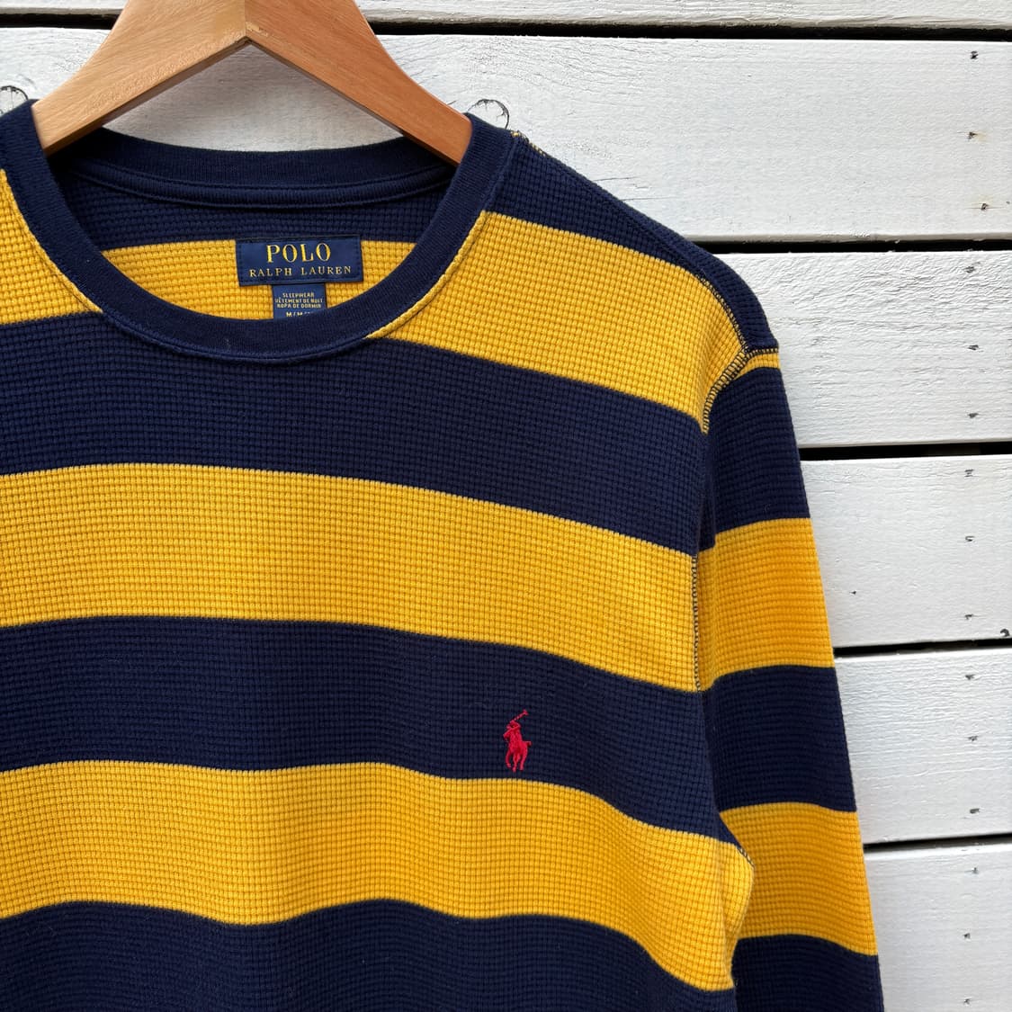 Polo 폴로 스트라이프 와플티 롱슬리브 상품이미지3