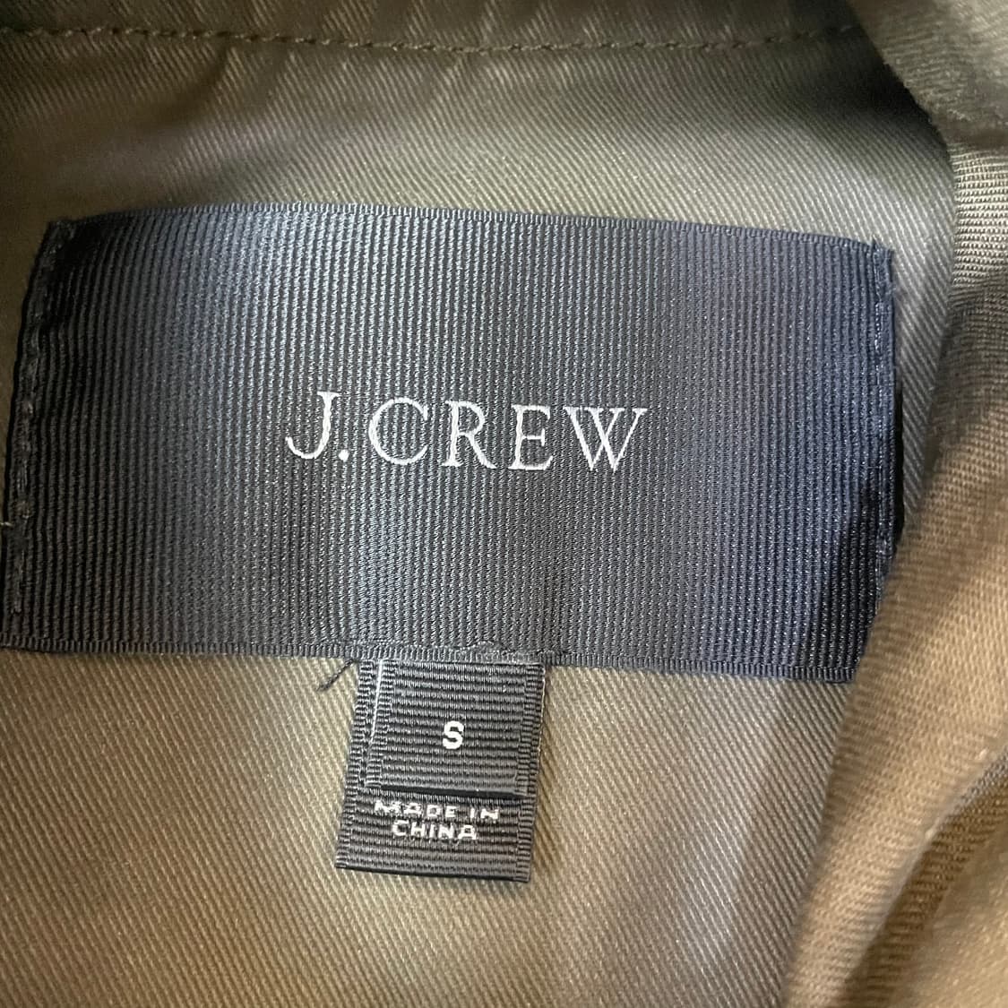 제이크루 카키 사파리 후드 야상 자켓 S 상품이미지5