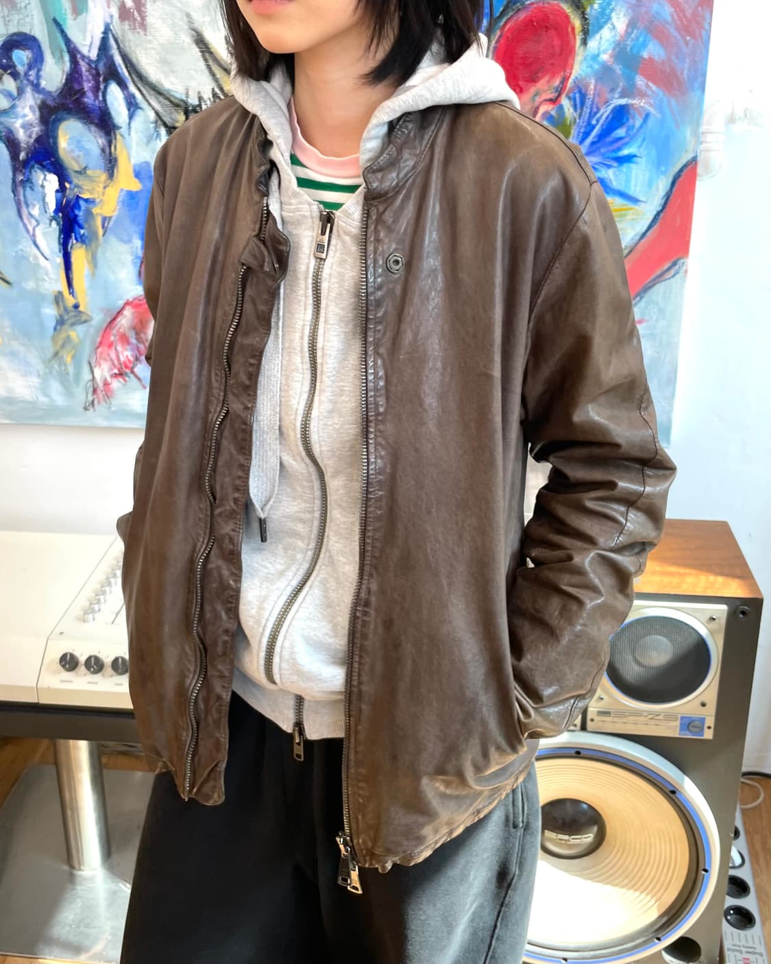 [52] 조르지오브라토 레더 자켓 상품이미지4