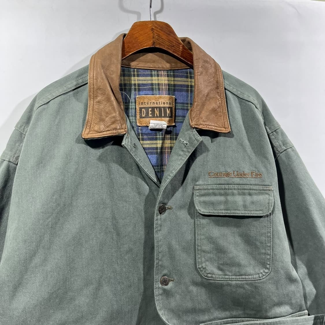 [VTG] 90's 빈티지 레더카라 워크자켓 상품이미지3